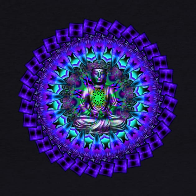 Mandala Magic - Daily Focus 2.3.2023 Buddha by Mandala Magic